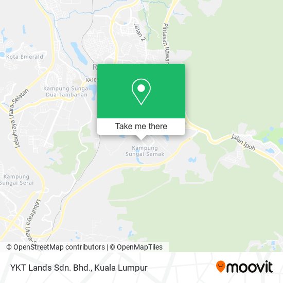 YKT Lands Sdn. Bhd. map