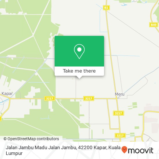 Jalan Jambu Madu Jalan Jambu, 42200 Kapar map