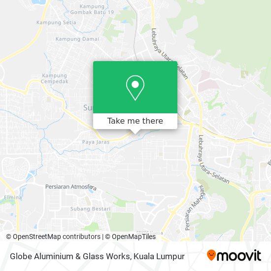 Globe Aluminium & Glass Works map