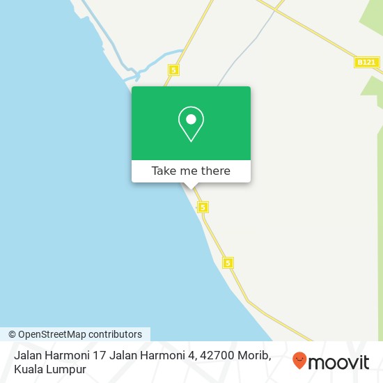 Peta Jalan Harmoni 17 Jalan Harmoni 4, 42700 Morib