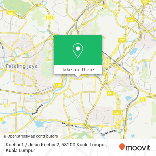 Peta Kuchai 1 / Jalan Kuchai 2, 58200 Kuala Lumpur