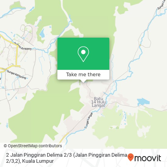 Peta 2 Jalan Pinggiran Delima 2 / 3 (Jalan Pinggiran Delima 2 / 3,2), 43100 Hulu Langat