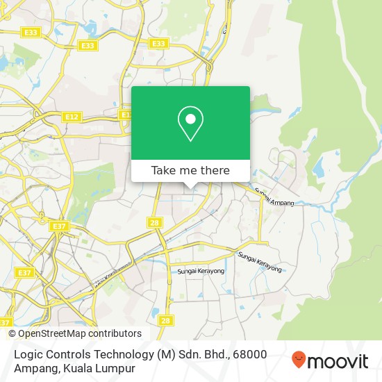 Logic Controls Technology (M) Sdn. Bhd., 68000 Ampang map