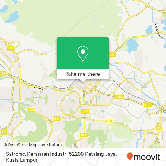 Satronic, Persiaran Industri 52200 Petaling Jaya map