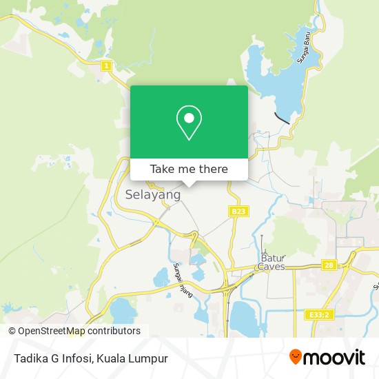 Tadika G Infosi map