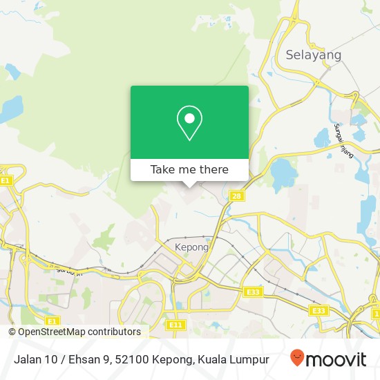 Jalan 10 / Ehsan 9, 52100 Kepong map