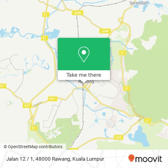 Jalan 12 / 1, 48000 Rawang map