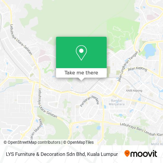 LYS Furniture & Decoration Sdn Bhd map