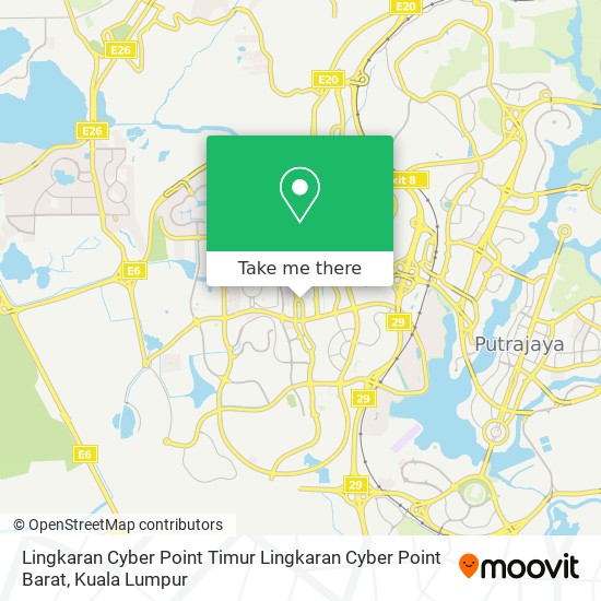 Peta Lingkaran Cyber Point Timur Lingkaran Cyber Point Barat