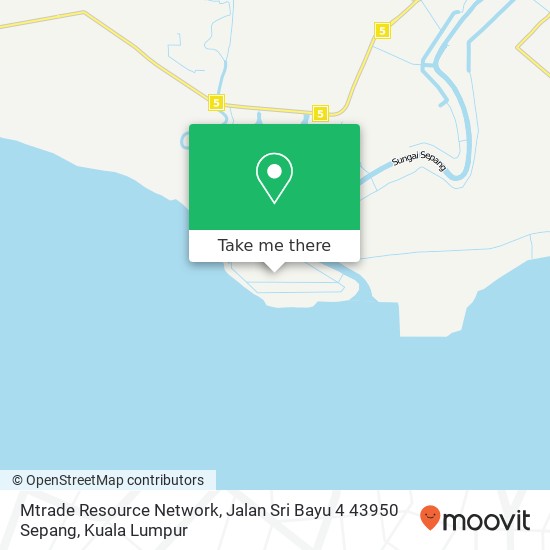 Peta Mtrade Resource Network, Jalan Sri Bayu 4 43950 Sepang