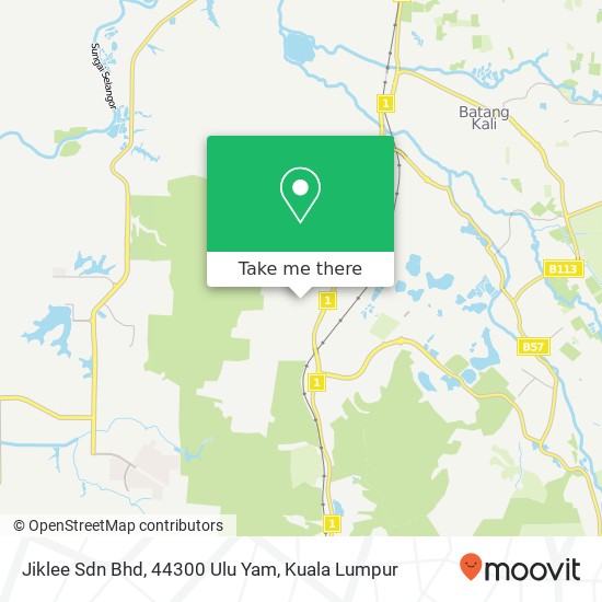 Peta Jiklee Sdn Bhd, 44300 Ulu Yam