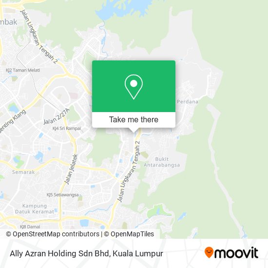 Ally Azran Holding Sdn Bhd map