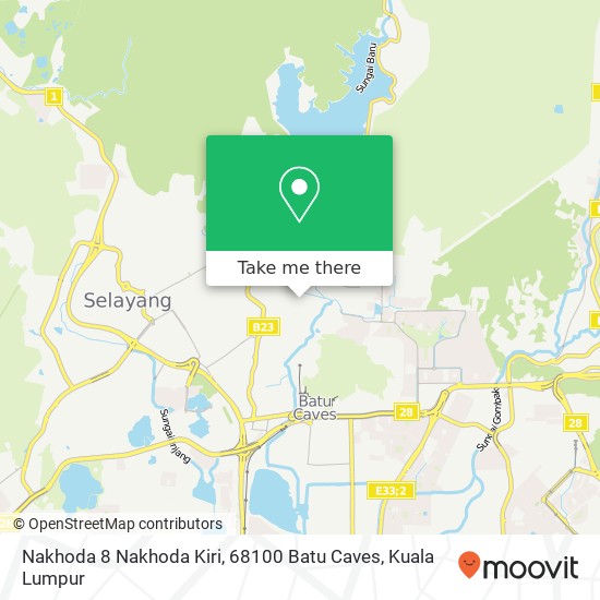 Peta Nakhoda 8 Nakhoda Kiri, 68100 Batu Caves