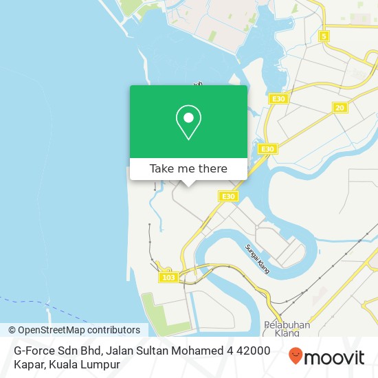 Peta G-Force Sdn Bhd, Jalan Sultan Mohamed 4 42000 Kapar