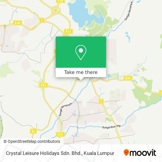 Crystal Leisure Holidays Sdn. Bhd. map