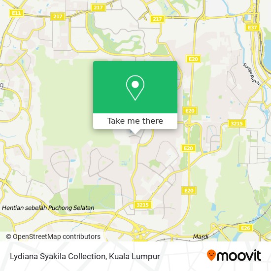 Lydiana Syakila Collection map