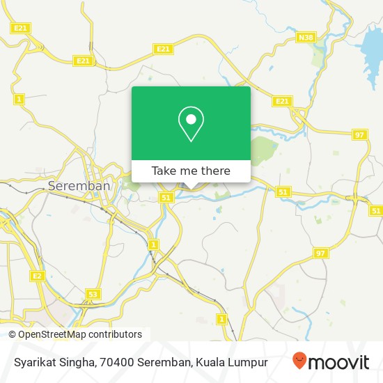 Syarikat Singha, 70400 Seremban map