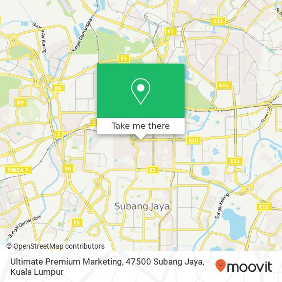 Ultimate Premium Marketing, 47500 Subang Jaya map