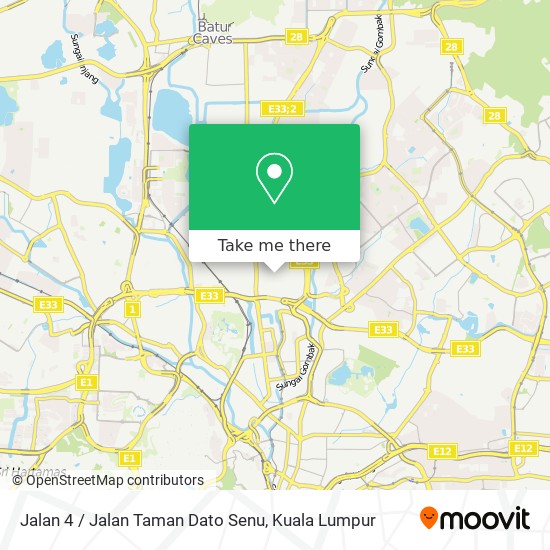 Peta Jalan 4 / Jalan Taman Dato Senu