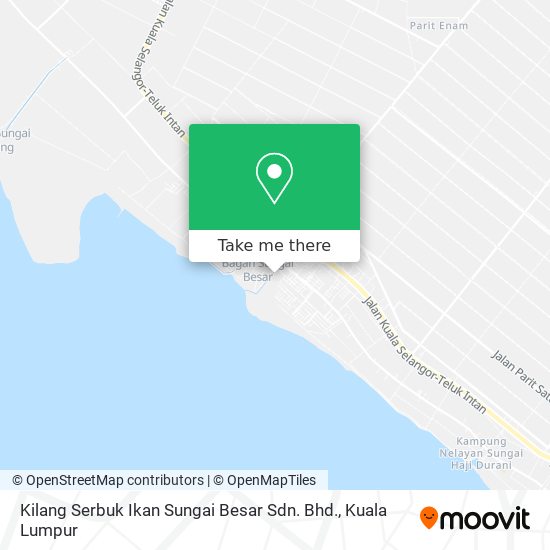 Peta Kilang Serbuk Ikan Sungai Besar Sdn. Bhd.