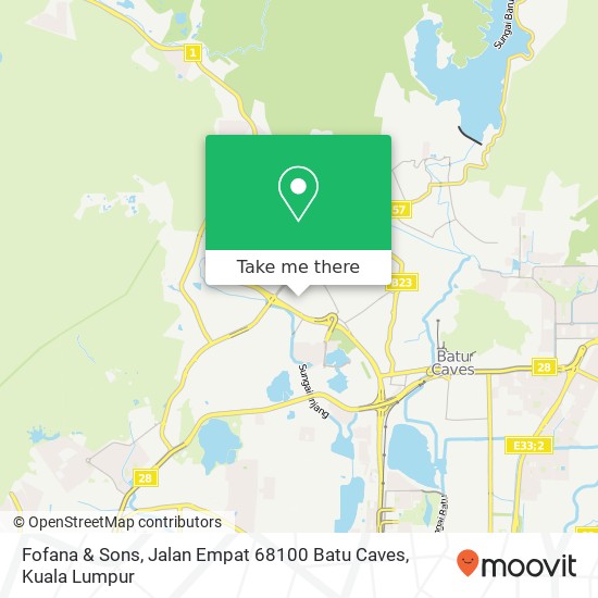 Fofana & Sons, Jalan Empat 68100 Batu Caves map