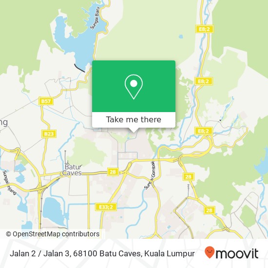 Peta Jalan 2 / Jalan 3, 68100 Batu Caves