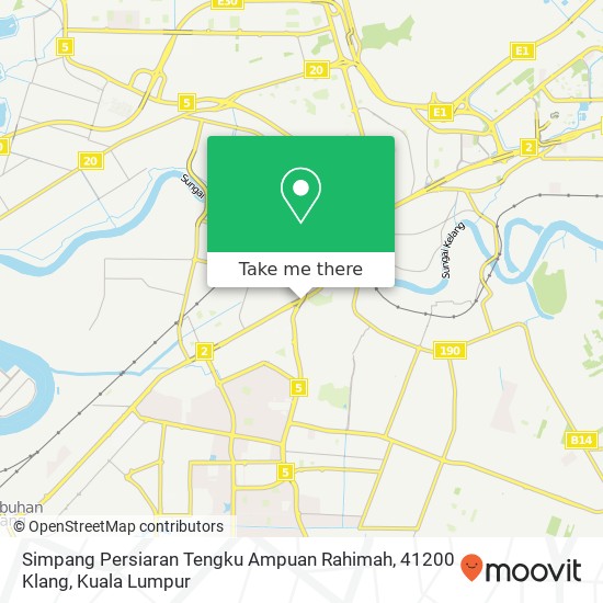 Simpang Persiaran Tengku Ampuan Rahimah, 41200 Klang map