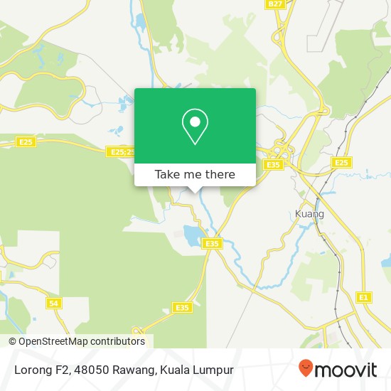 Lorong F2, 48050 Rawang map