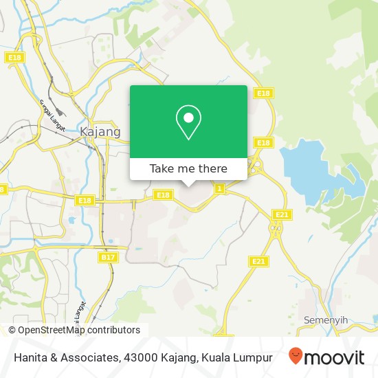 Hanita & Associates, 43000 Kajang map