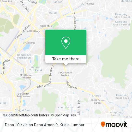 Desa 10 / Jalan Desa Aman 9 map