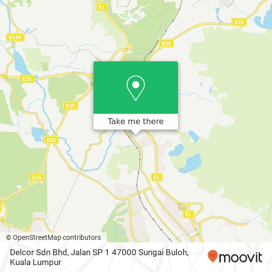Delcor Sdn Bhd, Jalan SP 1 47000 Sungai Buloh map
