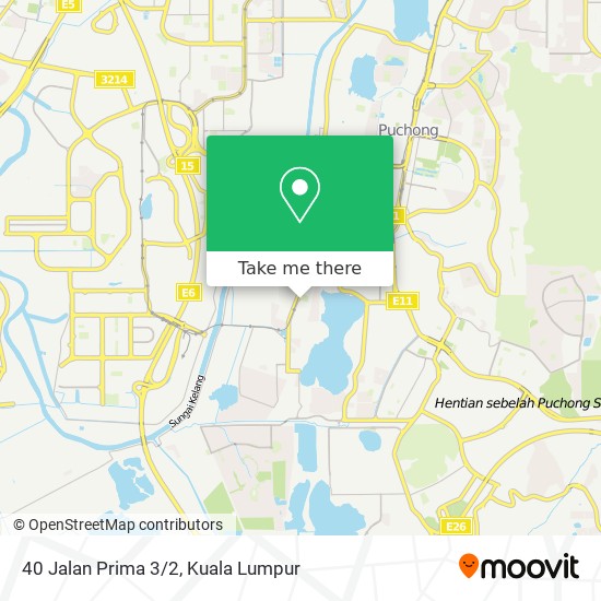 40 Jalan Prima 3/2 map