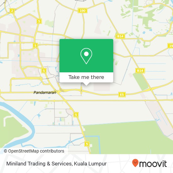 Peta Miniland Trading & Services, Lorong Sanggul 4A 41200 Klang