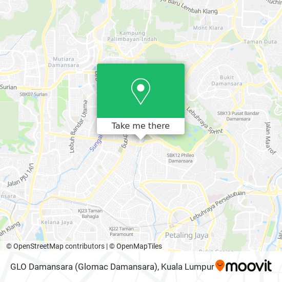 GLO Damansara (Glomac Damansara) map