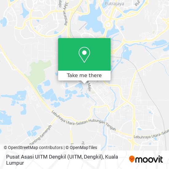 Peta Pusat Asasi UITM Dengkil (UITM, Dengkil)