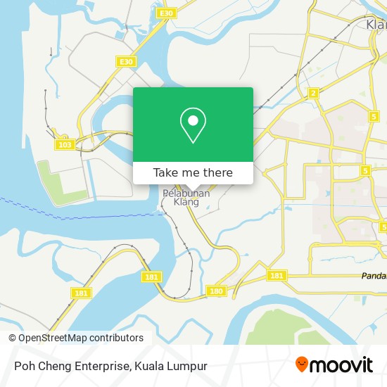 Peta Poh Cheng Enterprise