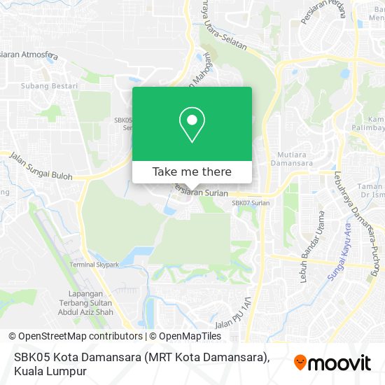 Peta SBK05 Kota Damansara (MRT Kota Damansara)