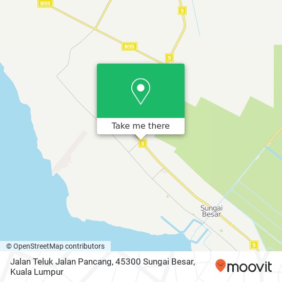 Peta Jalan Teluk Jalan Pancang, 45300 Sungai Besar