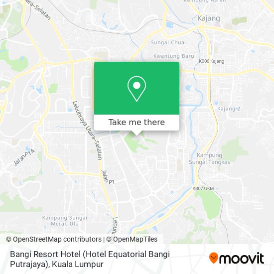 Peta Bangi Resort Hotel (Hotel Equatorial Bangi Putrajaya)