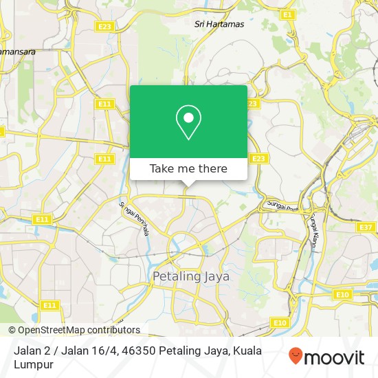 Peta Jalan 2 / Jalan 16 / 4, 46350 Petaling Jaya