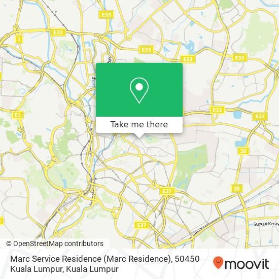 Marc Service Residence (Marc Residence), 50450 Kuala Lumpur map