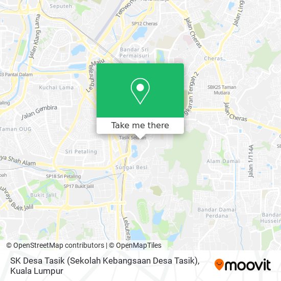 SK Desa Tasik (Sekolah Kebangsaan Desa Tasik) map