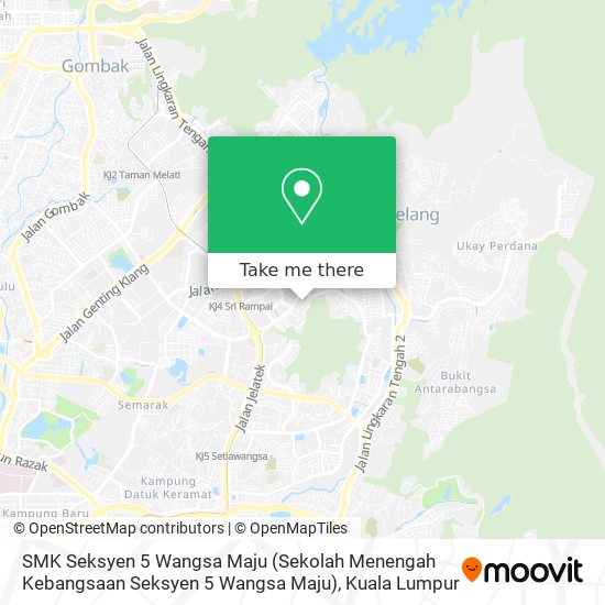 How To Get To Smk Seksyen 5 Wangsa Maju Sekolah Menengah Kebangsaan Seksyen 5 Wangsa Maju In Kuala Lumpur By Bus Mrt Lrt Or Monorail