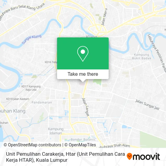 Peta Unit Pemulihan Carakerja, Htar (Unit Pemulihan Cara Kerja HTAR)