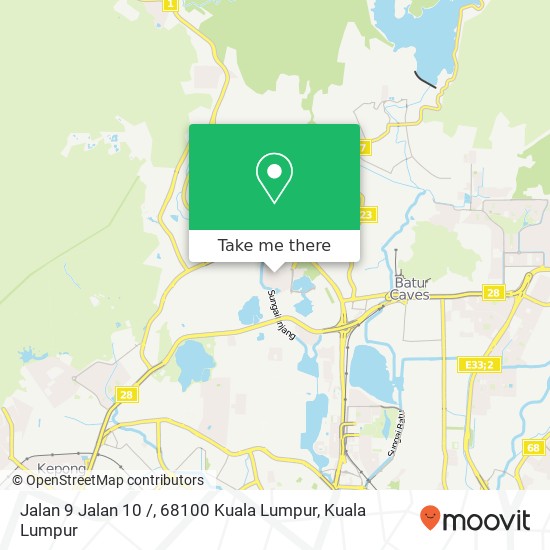 Peta Jalan 9 Jalan 10 /, 68100 Kuala Lumpur