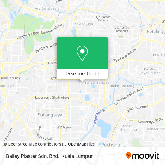 Bailey Plaster Sdn. Bhd. map