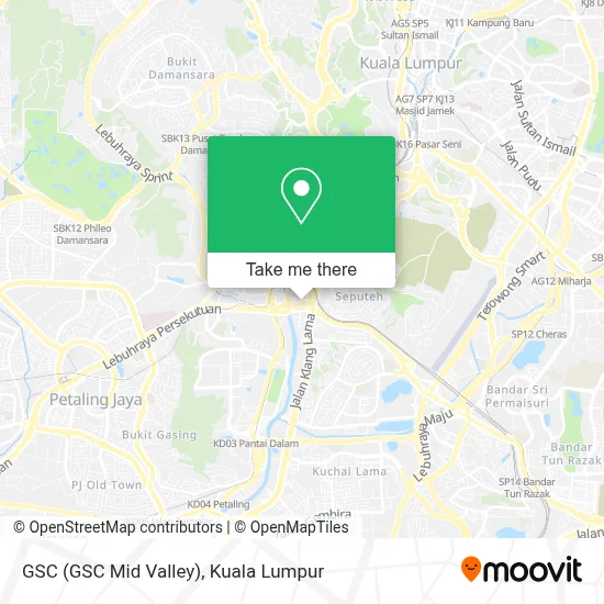 GSC (GSC Mid Valley) map