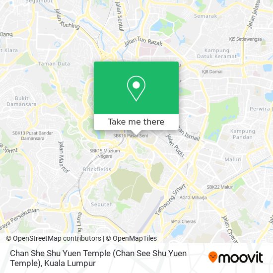 Chan She Shu Yuen Temple map