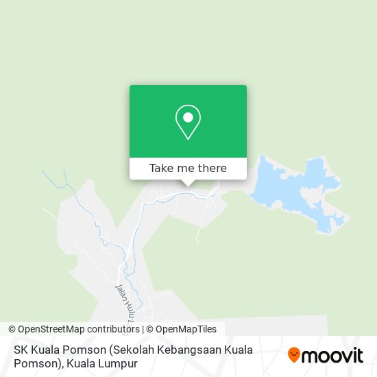 Peta SK Kuala Pomson (Sekolah Kebangsaan Kuala Pomson)