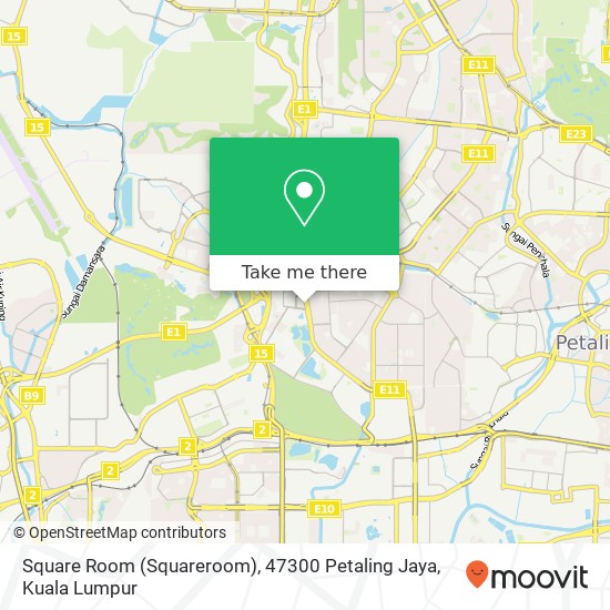Square Room (Squareroom), 47300 Petaling Jaya map